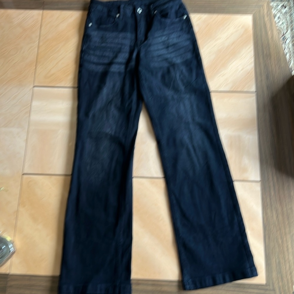 Jeans wide legs black S size